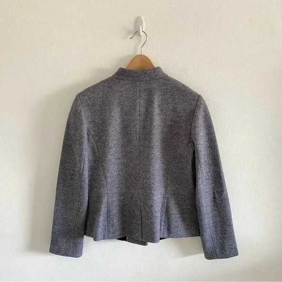 NWT TALBOTS BLAZER SZ 8 Gray Black - Picture 6 of 6